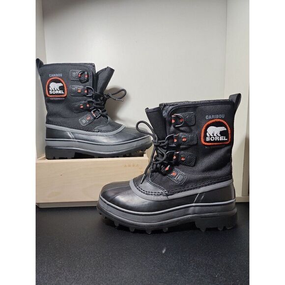 SOREL Caribou XT Insulated Waterproof Snow Boot Men's Size 7 - Picture 1 of 8